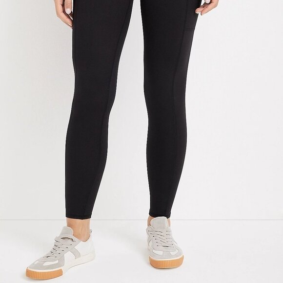 Maurices Black Mid Rise Leggings Cotton Spandex Size Medium - Picture 2 of 16